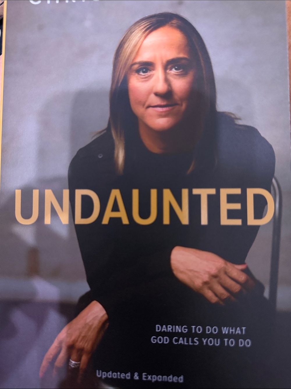 Undaunted Hardcover Book - Black & Gold Cover